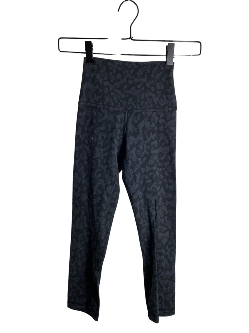 Lululemon Black Charcoal Leopard Camo Pant